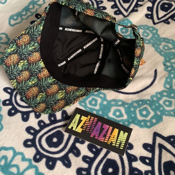 AZHIAZIAM  pineapple print baseball cap - Picture 5 of 5